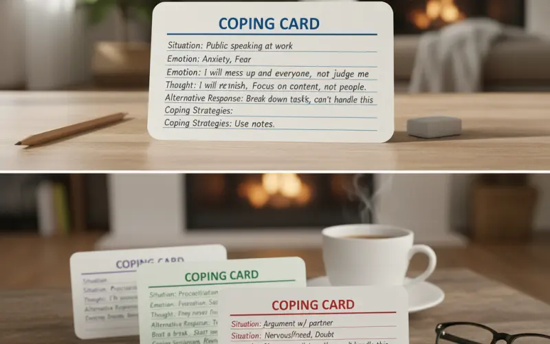 Cartões de enfrentamento ( Coping Cards) : uma ferramenta essencial na terapia cognitivo-comportamental para a sua saúde mental